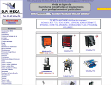 Tablet Screenshot of dpmeca-machine.com